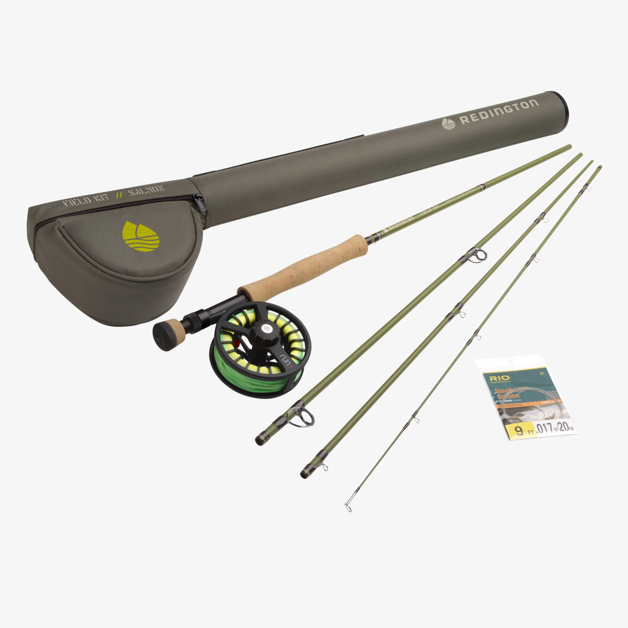 Redington Field Kit Salmon 9' 8wt 4pc w/Green Case