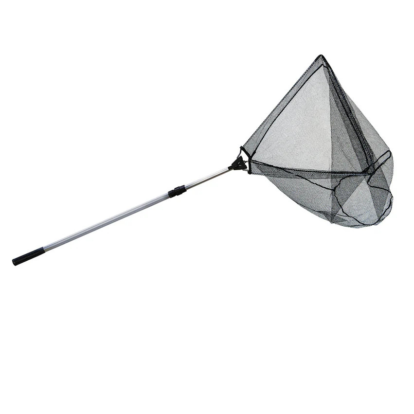 Amundson Extendable Handle Landing Net 22"x20" Folding Hoop