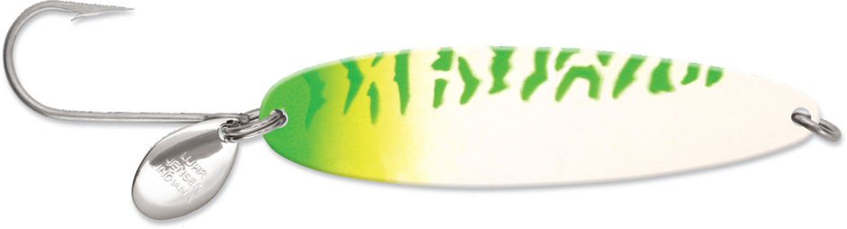 Luhr Jensen LJ Coyote Spoon 4" Everglo/Flo. Green