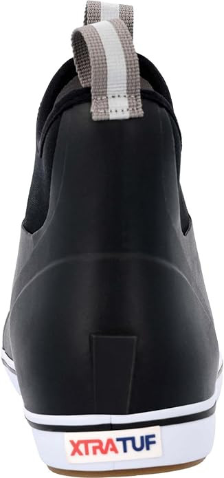 XtraTuf M's Ankle Deck Boot Black Sz.8