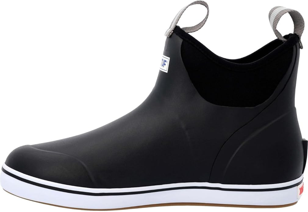 XtraTuf M's Ankle Deck Boot Black Sz.8