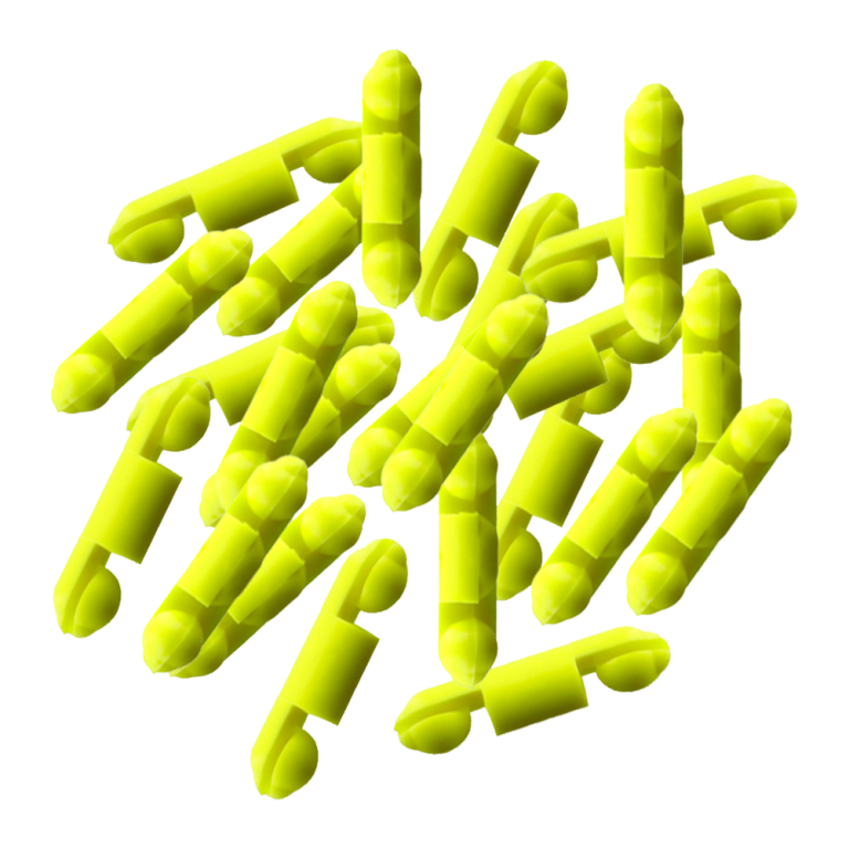 Scotty Auto-Stop Beads Cable 24pk Yellow