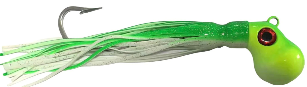 WCFT Octopus Jig 16oz Glow Green