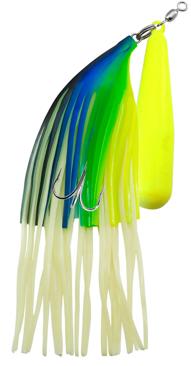 Delta Giant Skirt Jig 15oz Herring Aid/Glow