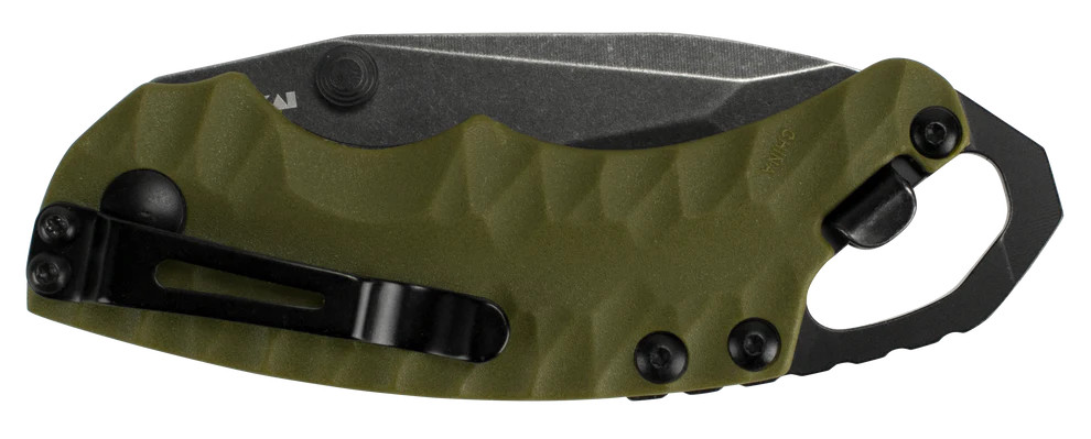 Kershaw Shuffle II Olive Blackwash