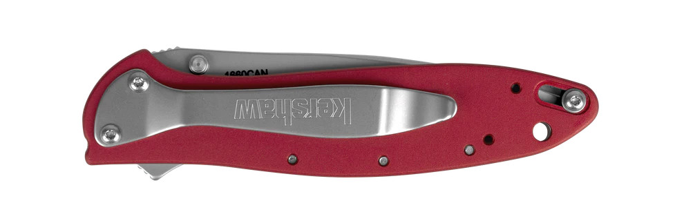 Kershaw Leek Red/Silver Canada