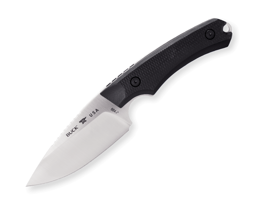 Buck Knife Alpha Hunter Gray/Black Handle