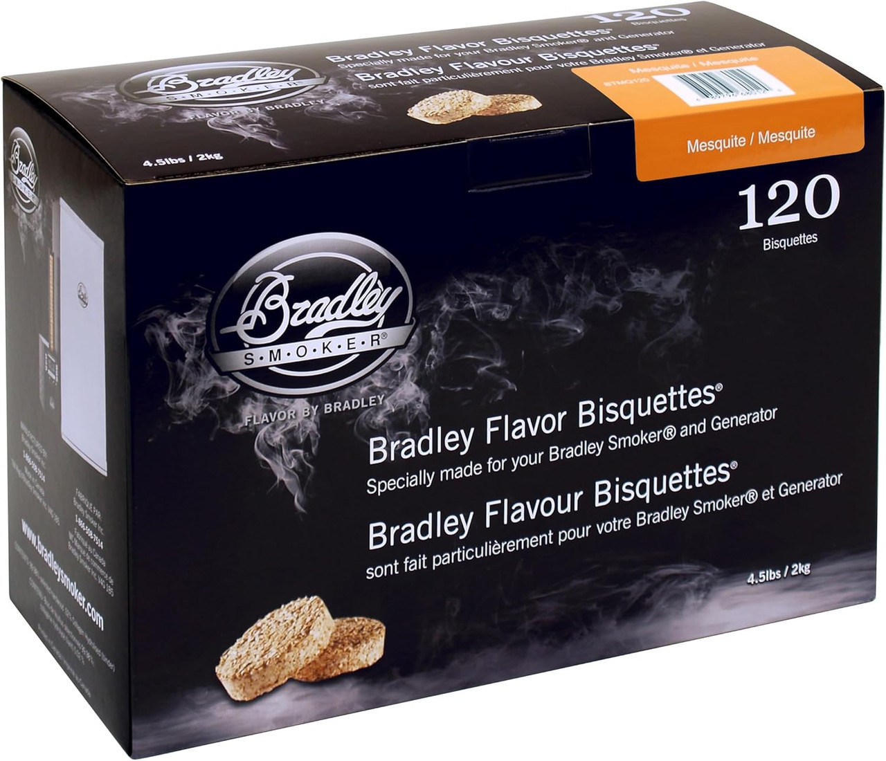 Bradley Smoker Bisquettes 120pk Mesquite
