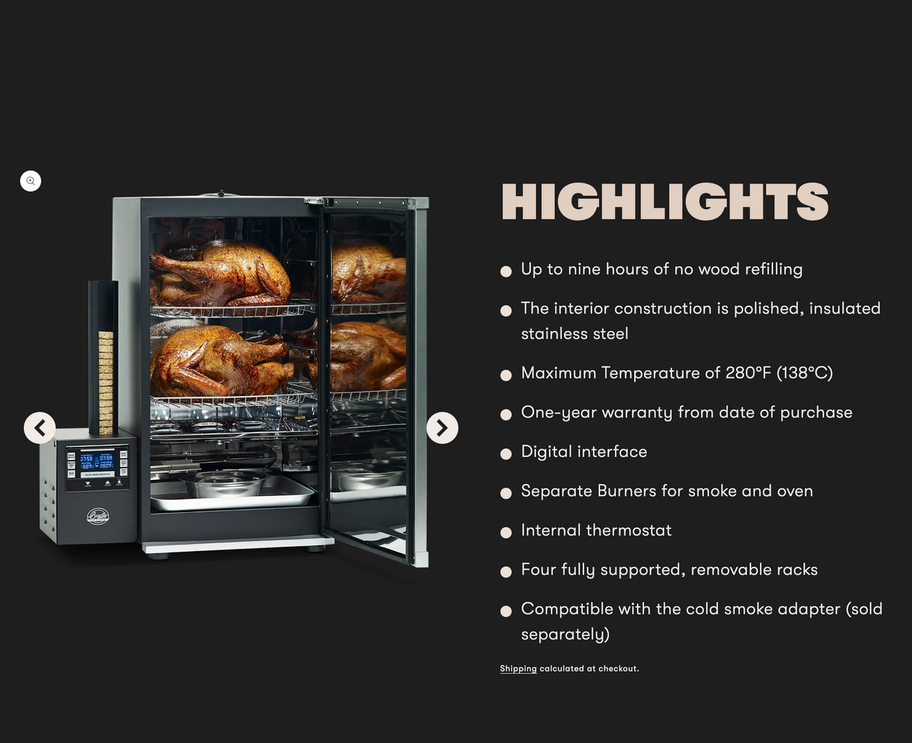 Bradley Digital Smoker 4 Rack 76l