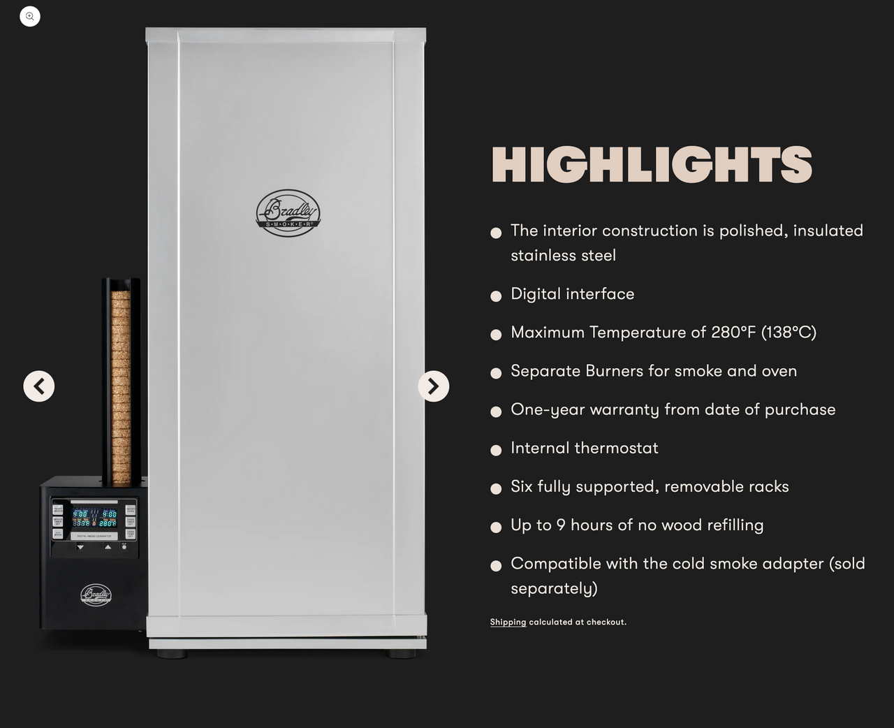 Bradley Digital Smoker 6 Rack 108l