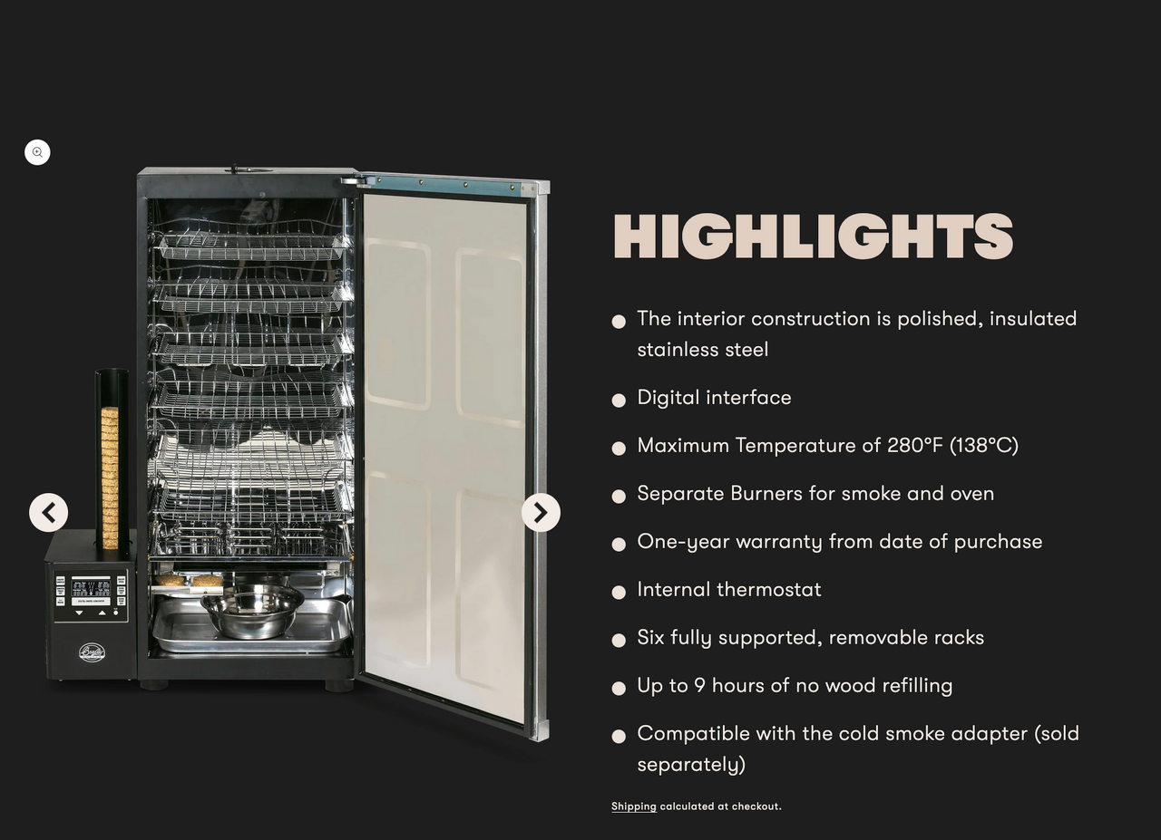 Bradley Digital Smoker 6 Rack 108l