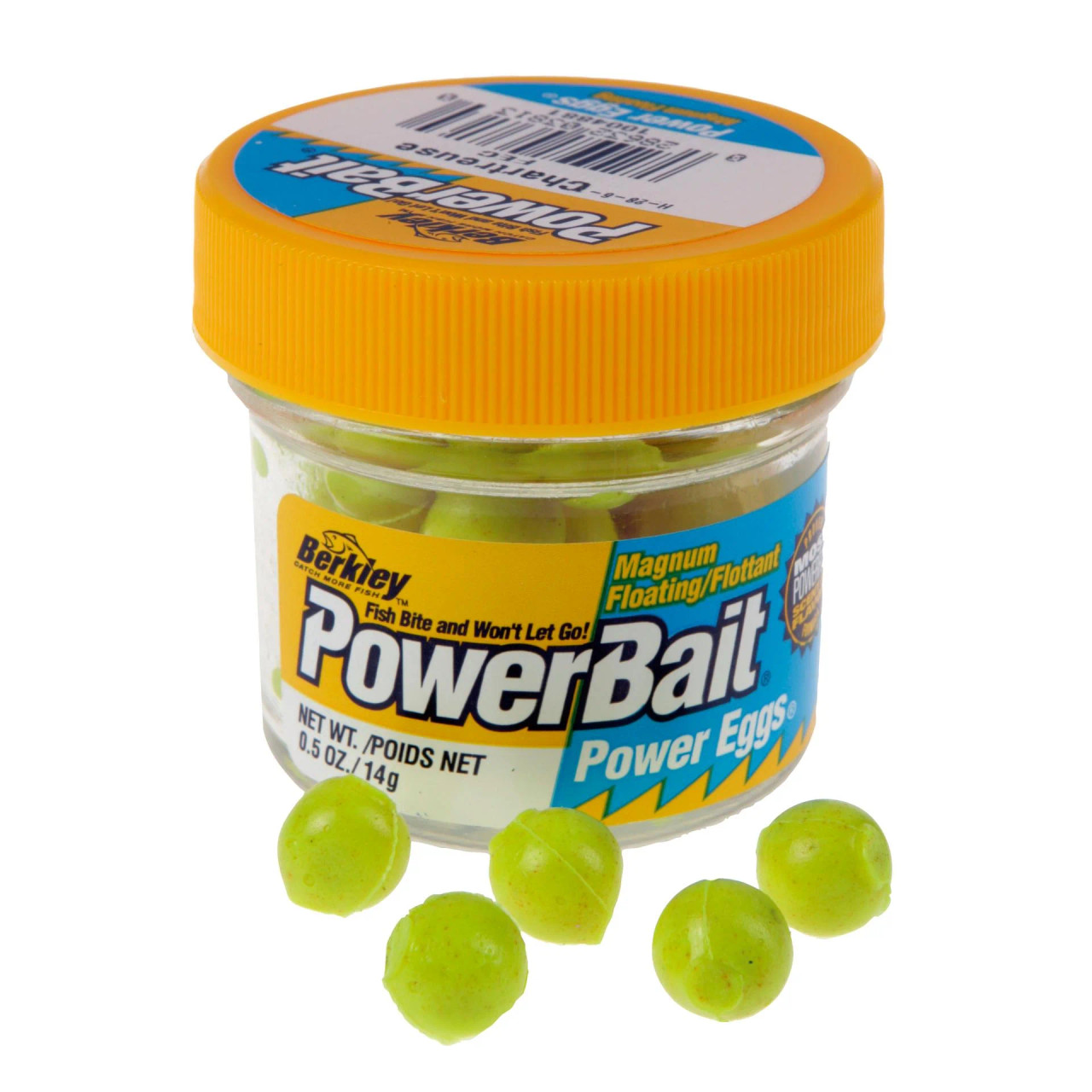 PowerBait Magnum Floating Power Eggs Chartreuse