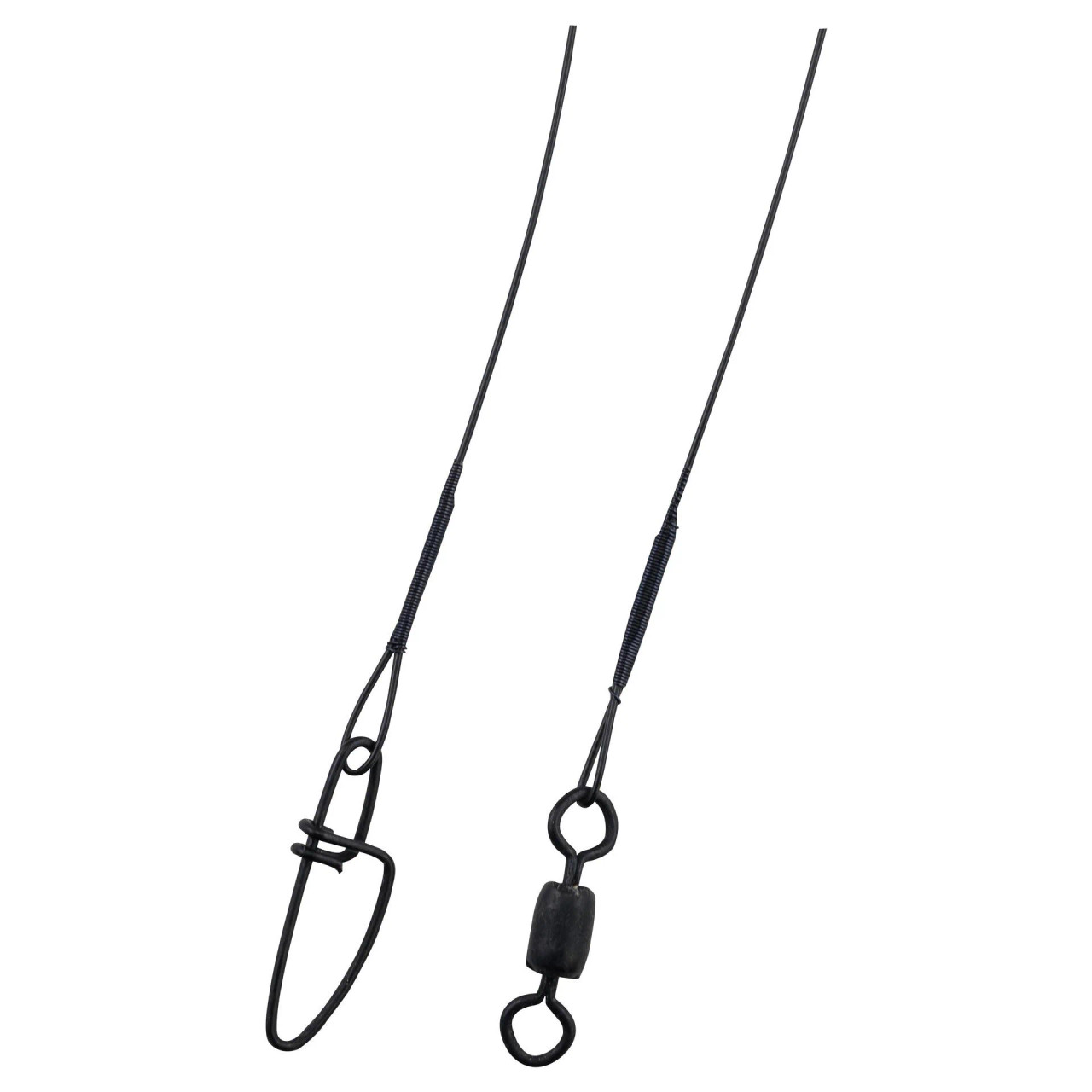 Berkley  Wire Wound Steelon Leader 3Pack 6" 30# Black w/Cross-Lok Snaps