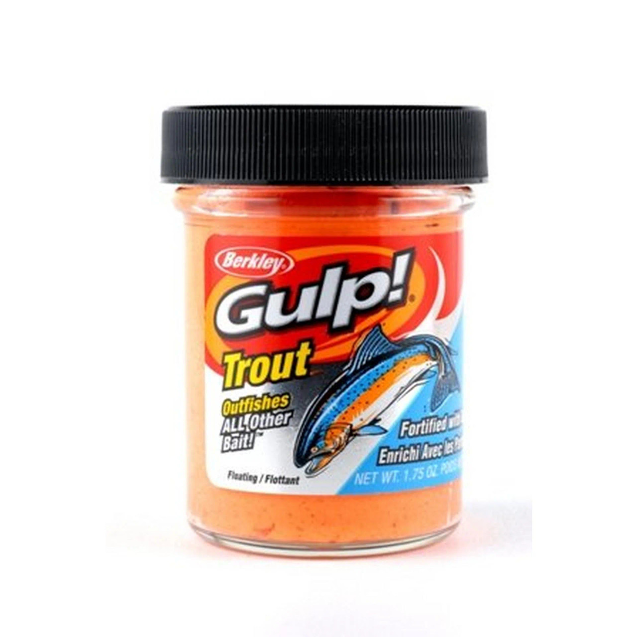 Gulp Trout Bait Glitter Orange Pulp