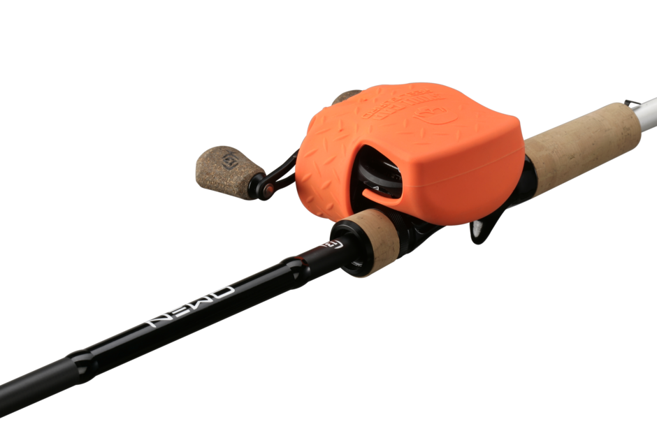 Skull Cap Baitcast Reel Cover Orange