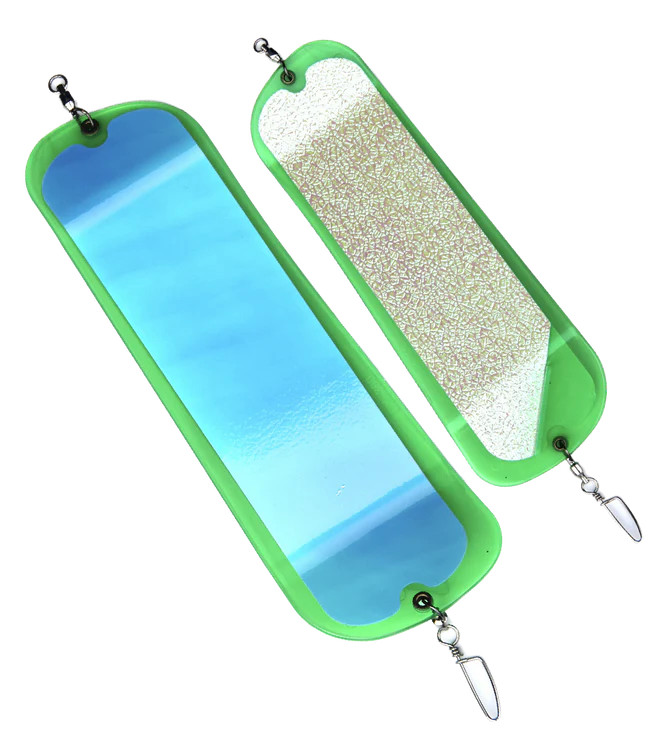 Oki 360 Finned Flasher Green UV MJ/Glow Crush