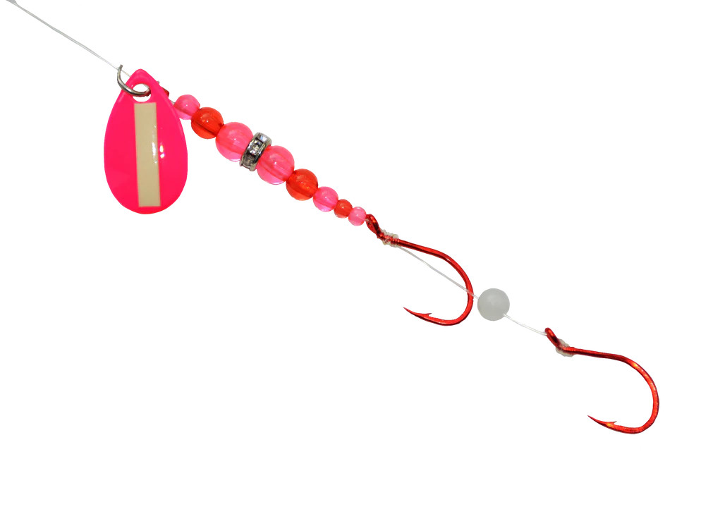 Gibbs Wedding Band Guide Series #2 Pink/Glow Stripe Pink/Red Beads