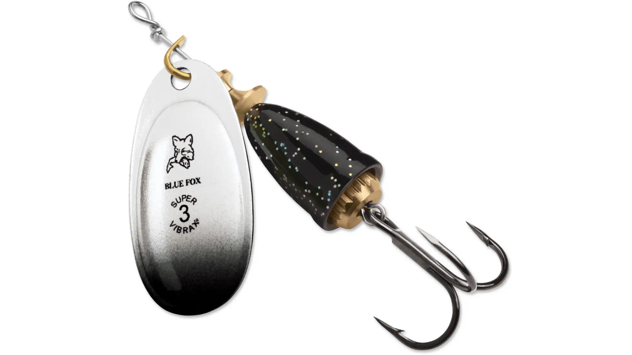 Blue Fox Vibrax #3 Black Candyback