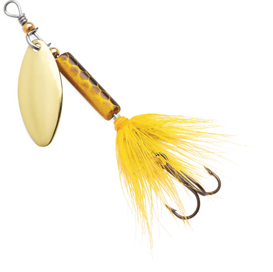Blue Fox #2 Whip Tail Deep Spinner Gold