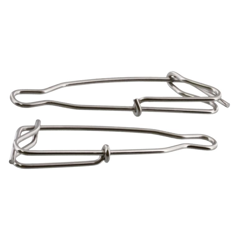 Scotty Trolling Snaps Nickel/Silver 5" 2pk