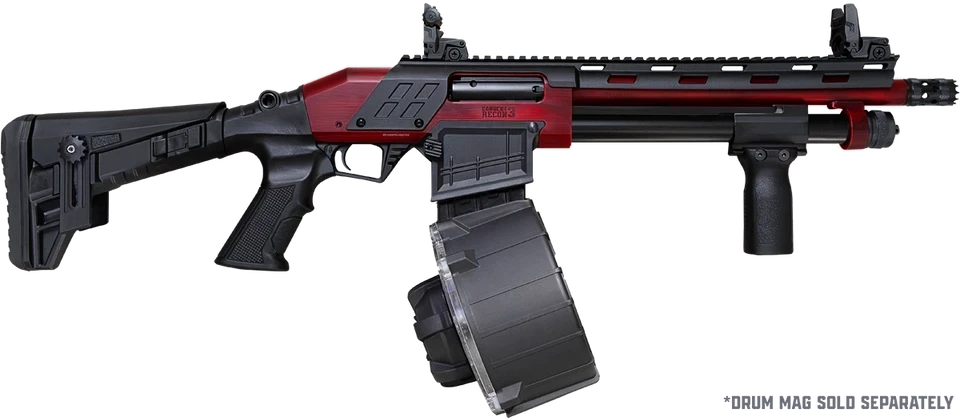 Canuck Recon 3 Pump Action 12Ga 12" Distressed Red