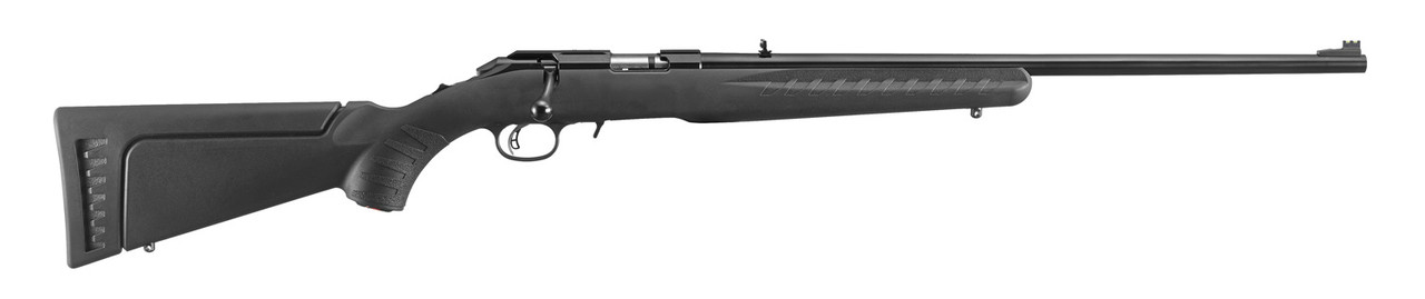 Ruger American Bolt Action Rifle .22 WMR 22" Satin Blued Barrel Synthetic Stock 9+1