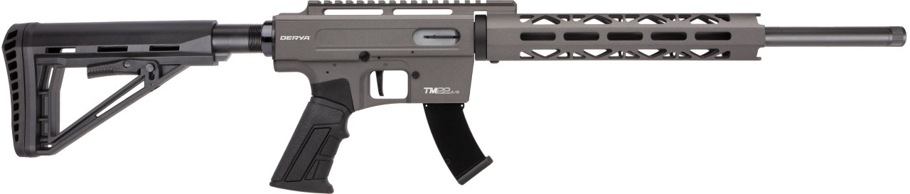 Derya TM22 Pro Sniper Grey .22LR 16" Barrel 10rnd