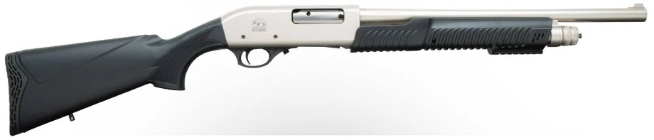 Charles Daly 301 12ga Tactical Pump Shotgun Nickel Finish