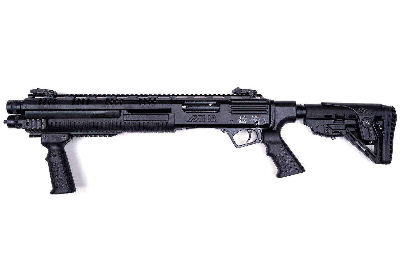 Charles Daly MH12 12ga 14" Double Barrel Pump Action Black 10+2