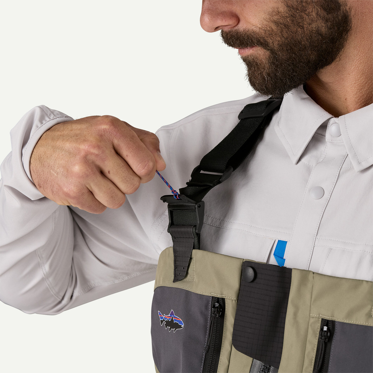 Patagonia M's Swiftcurrent Traverse Zip-Front Waders RVGN XLL