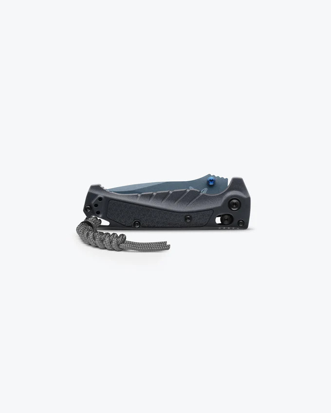 Benchmade Mini Adira Titanium Grey Grivory 3.0" Drop Point Blade