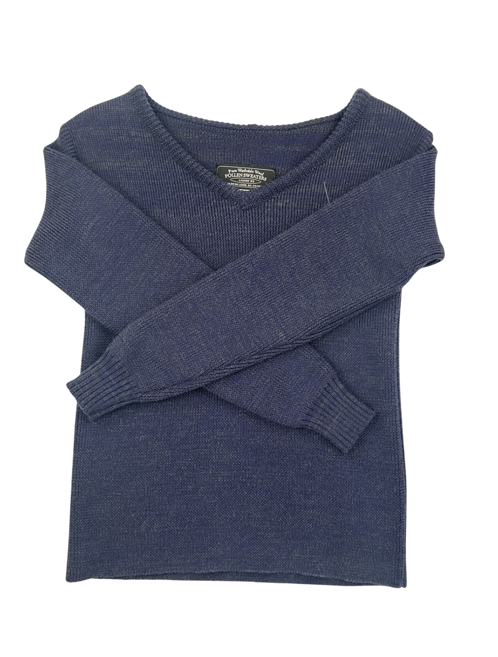 Pollen Sweaters V Neck W's Stormy Small