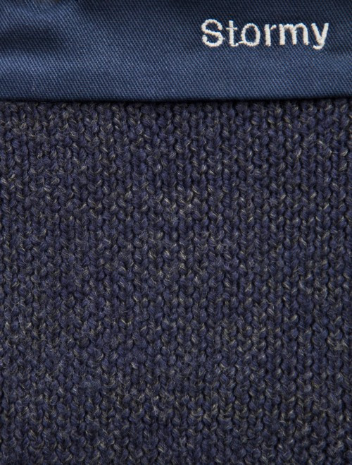 Pollen Sweaters V Neck W's Stormy Extra Small
