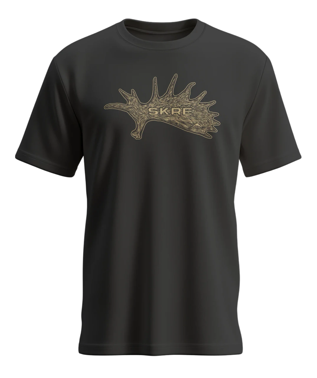 SKRE Moose Paddle T-Shirt Black Sz.XXL