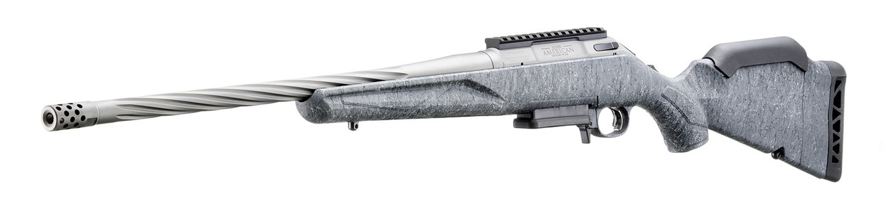 Ruger American Gen II .223Rem 20" Spiral Barrel Gunmetal Grey Grey Spatter Stock 3+1