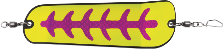 Luhr Jensen Money Roll Flasher 11" Nuclear Carbon Glow