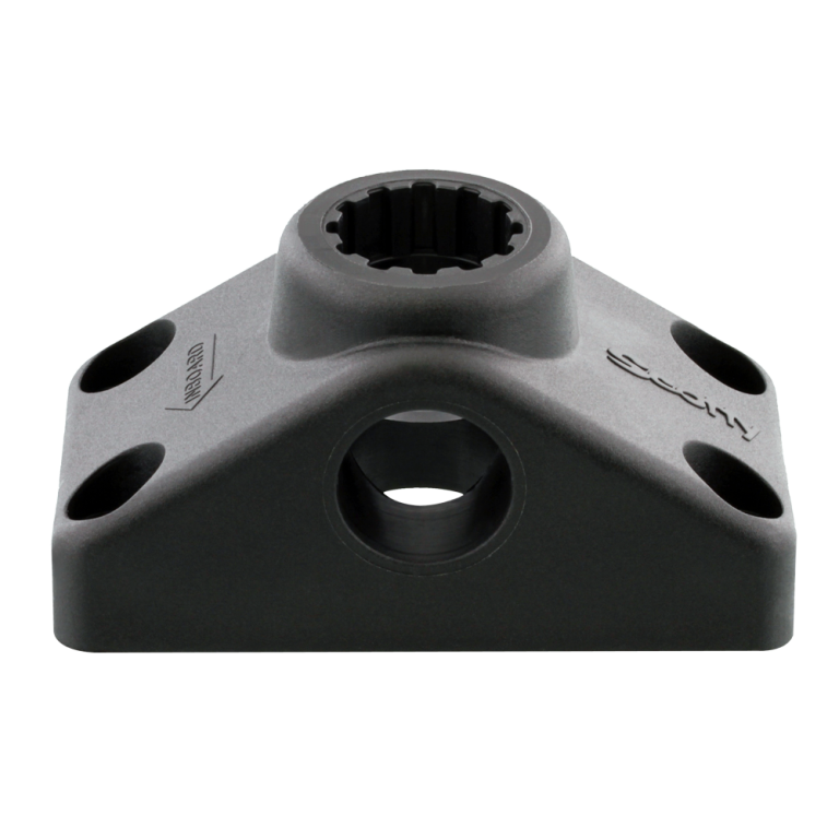 Scotty Side/Deck Mount Post Holder Grey