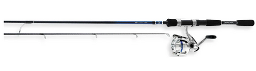 Daiwa DSK20-2B/F602ML D-Shock Pre-Mounted Spinning Combo, 2000-Sz Reel
