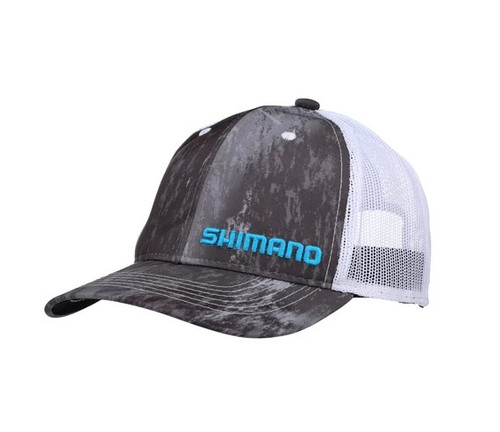 Shimano Fish Camo Grey Cap