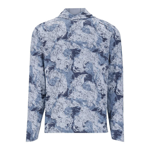 Simms M's SolarFlex Hoody Back Eddy Albacore Sz.XXL