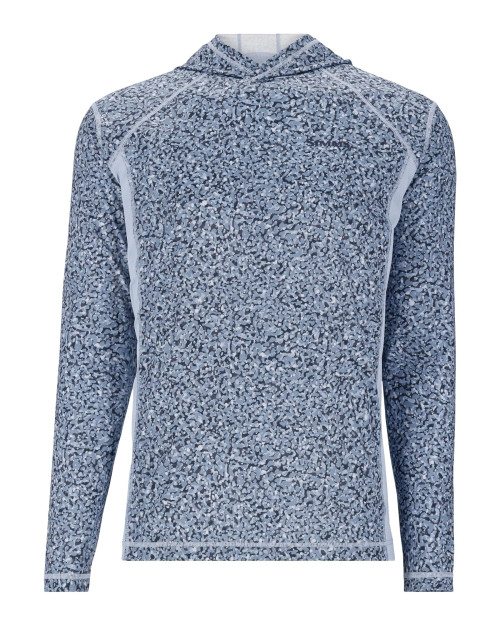 Simms M's Challenger Solar Hoody Pebble Selvedge Sz.M