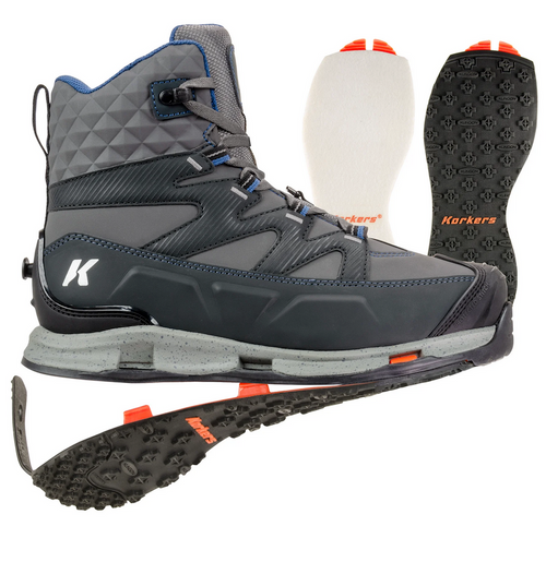 Korkers Bantam Lite Wading Boot w/Felt & Kling-On Sole Sz.13