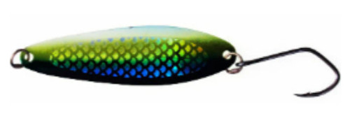 Amundson Fat Shiver Spoon 3" Herring Aide Glow/UV 2pk