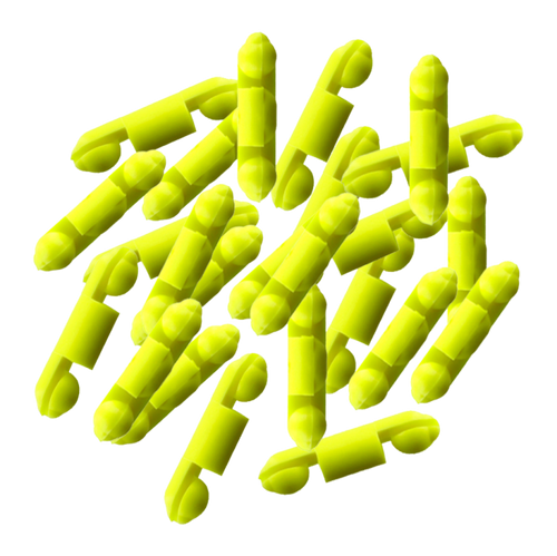 Scotty Auto-Stop Beads Cable 24pk Yellow