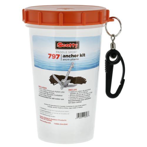 Scotty Anchor Kit With 50' Rope and 1.5lb Anchor