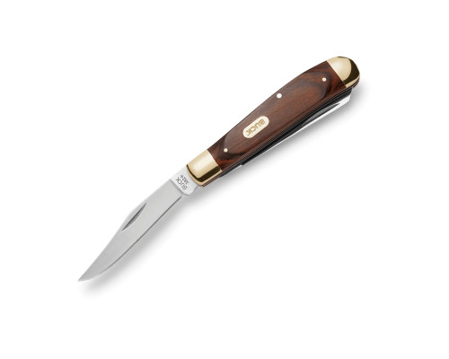 Buck Knife 382 Trapper Wood Handle