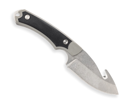 Buck Knife Alpha Hunter w/Guthook Gray/Black Handle