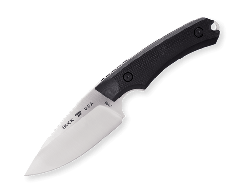 Buck Knife Alpha Hunter Gray/Black Handle