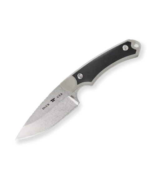Buck Knife Alpha Hunter Gray/Black Handle