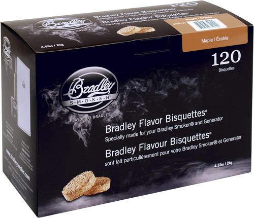 Bradley Smoker Bisquettes 120pk Maple